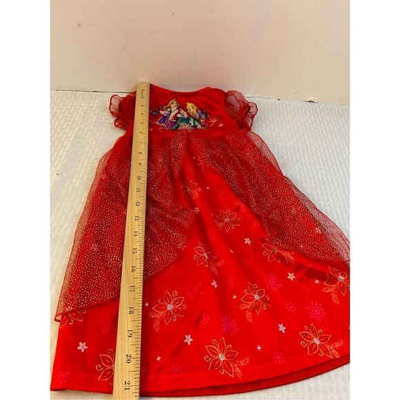 Disney princess red dress 2t little mermaid & friends rn#87652 bling - Picture 8 of 10